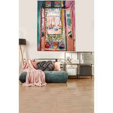 Pelangi Batik Suluboya Manzara Resmi Leke Tutmaz Kadife Kumaş Duvar Örtüsü Duvar Halısı Tapestry