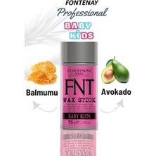 Fontenay Hair Wax Stick 75GR For Kids + Profesyonel Topuz Fırçası 3033 2'li Set