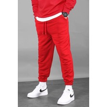 Yakamel Erkek Oversize Jogger 3 Iplik Eşofman Altı