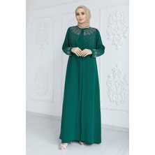 Vavinor Lina Büyük Beden Abiye - Zümrüt