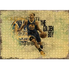 Tablomega Ahşap Mdf Puzzle Yapboz The Golden Boy Basketbol 500 Parça 50*70 cm