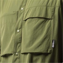Jack Wolfskin Atacama LS Shirt Erkek Gömlek 1403672-4129 Greenwood
