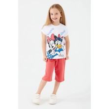 Disney Minnie Mouse Kız Çocuk Kapri Takım