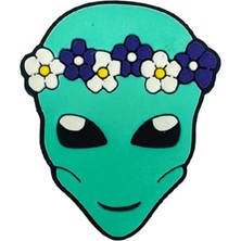 odaburada Terlik Süsü-Terlik Tokası Yeşil Uzaylı Figürü