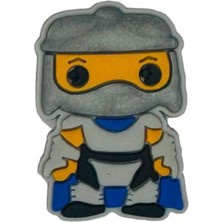 odaburada Terlik Süsü-Terlik Tokası Ninja Kaplumbağ Shredder Figürlü