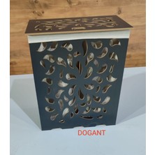 Dogant Ahşap  Çamaşır Sepeti Antrasit