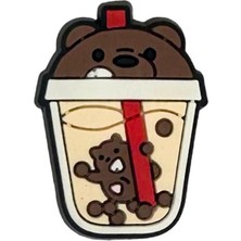 odaburada Terlik Süsü-Terlik Tokası Sevimli Ayı Desenli Içecek Bardağı Figürü