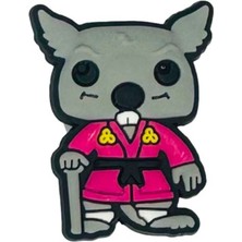 odaburada Terlik Süsü-Terlik Tokası Ninja Kaplumbağ Splinter Usta Figürlü