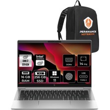 HP Elitebook 640 G10 i7 1355U 16GB RAM 256GB SSD 14" FHD Win11 Pro 8A571EAP411 Notebook + Per4 Çanta