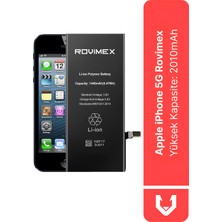 Rovimex Apple iPhone 5g Yüksek Kapasite Batarya Pil - 2010 mAh