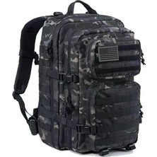 Songli Jungle Digital 30CMX30CMX48CM Açık 3p Saldırı Taktik Sırt Çantası Çok Fonksiyonlu 45L Büyük Kapasiteli Kamuflaj Saha Sporları Dağcılık Sırt Çantası (Yurt Dışından)