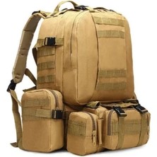 Songli Haki 55L Taktik Sırt Çantası Erkek Askeri Sırt Çantası 4 In 1 Molle Spor Taktik Çanta Açık Yürüyüş Tırmanma Ordu Sırt Çantası Kamp Çantaları (Yurt Dışından)