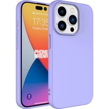 Pointtech Iphone 15 Pro Uyumlu Içi Kadife Süet Yumuşak Liquid Silikon Lansman Telefon Kılıfı