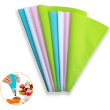 Yaci Shop Pembe 10 Inç 25CM Tarzı 1 Adet Dayanıklı Silikon Buzlanma G Krem Pasta Torbası Şekerleme Çanta Memesi Dıy Kek Dekorasyon Pişirme Dekorasyon Araçları (Yurt Dışından)