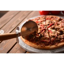 Bambum B0594 Maya Pizza dilimleyici Servis Seti - pizza kesme bıçağı