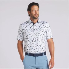 Puma Cloudspun Floral Polo Tshirt / Erkek Çiçek Baskılı Golf Tshirt