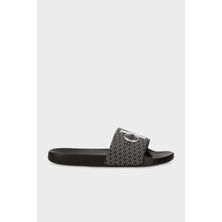 Calvin Klein Logolu Düz Terlik YM0YM009550GM Erkek Terlik YM0YM00955 0gm