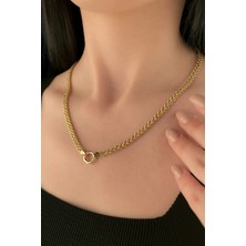 Fiyonk Kuyumculuk 14 Ayar Altın Örgü Kolye 4.80 mm