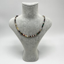 Yıldız Doğal Taş Sertifikalı Akuamarin Morganit Helidor 4mm 925 Ayar Gümüş Doğal Taş Kolye Uzatma Zincirli