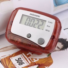Zining Shop No.2 Tarzı Çok Fonksiyonlu LCD Pedometre Adım Yürüyüş Pedometre Kalori Kilometre Sayacı Cep Dijital Klip Mini Koşu Aksesuarı (Yurt Dışından)