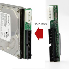 Silhouette 2x 7 + 15PIN 2.5 Sata Dişi 3.5 Inç Ide Sata Ide Adaptörü Dönüştürücü Erkek 40 Pin Bağlantı Noktası 133 100 HDD CD DVD (Yurt Dışından)