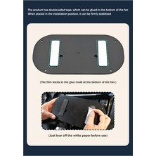 Silhouette 24V Araba Fanı Çift Kafalı Fan Taşınabilir Otomatik Soğutma Fanı Soğutma Büyük Rüzgar Elektrikli Fan Araba Katlanır Fan (Yurt Dışından)