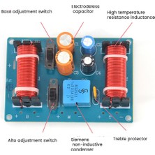 Silhouette 2 Adet 150 W 3 Yollu Ses Hoparlör Crossover Tiz Orta Kademe Bas Kitaplık Araba Hoparlörleri Filtre Frekans Crossover Bölücü (Yurt Dışından)