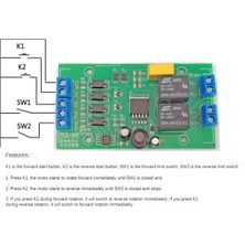 Silhouette Dc 6V 12V 24V Dc Motor Ileri ve Geri Kontrol 20A Limit Rölesi ile Yüksek Akım Sürücüsü Kaldırma Kontrol Panosu P0 (Yurt Dışından)