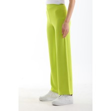 Penye Bizden  Viskon 2 Iplik Lycra Eşofman Alt-Kiwi