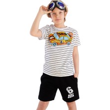 Mshb&G Yarışçı Erkek Çocuk T-Shirt Şort Takım