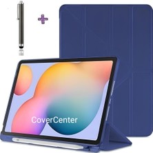 Cover Center Samsung Galaxy Tab A8 SM-X200 10.5 Inç Uyku Modlu Kalem Bölmeli Yumuşak Standlı Deri Akıllı Kılıf