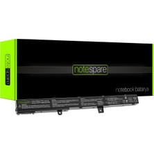 Notespare Asus ile Uyumlu X551CA-FH91-CB, X551CA-HCL1201L, X551CA-SI30403X Notebook Batarya Pil