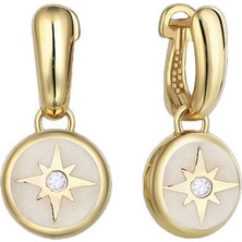 Engingold 14K Altın Cetaş Eterna Polaris Yıldızı Küpe