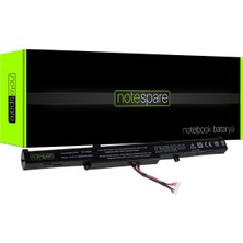 Notespare Asus ile Uyumlu Rog N752, N752J, N752JW, N752V, N752VL, N752VM Notebook Batarya Pil