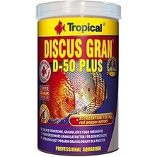 Tropical Discus Gran D-50 Plus Discus Balıkları Için Renklendirici Granül Balık Yemi 100 ml 44 gr