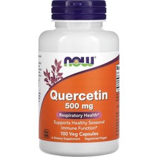 Now Quercetin 500 mg 100 Kapsül Respiratory Health