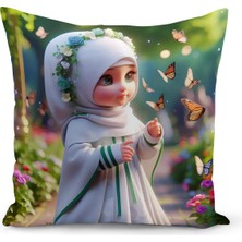 Bertille Home Ramazan Serisi Çift Tarafı Dijital Baskılı Kırlent Kılıfı (Ramadan Cushion Cover)