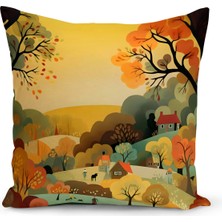 Bertille Home Klasik Serisi Çift Tarafı Dijital Baskılı Kırlent Kılıfı (Classic Cushion Cover)
