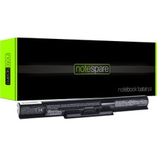 Notespare Sony ile Uyumlu Vaio Fit SVF1521HST, SVF1521I4E, SVF1521I6E, SVF1521J1E Notebook Batarya Pil