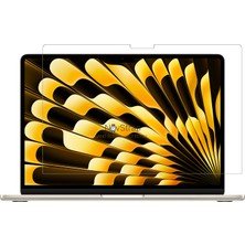 Novstrap Apple Macbook Air M3 Çip 2024 13.6 Inç A3113 ile Uyumlu Ekran Koruyucu Parlak Nano Film