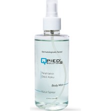Qpied's Solutions 200 ml Ferahlatıcı Etkili Koku Vücut Spreyi Dermatolojik Olarak Test Edilmiş