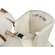 Safeline Bebe Peluş Ahşap Sallanır Oyuncak At