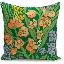 Bertille Home Bohem Serisi Çift Tarafı Dijital Baskılı Kırlent Kılıfı (Bohem Cushion Cover)