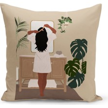 Bertille Home Bohem Serisi Çift Tarafı Dijital Baskılı Kırlent Kılıfı (Bohem Cushion Cover)