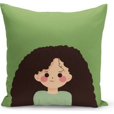Bertille Home Retro Serisi Çift Tarafı Dijital Baskılı Kırlent Kılıfı (Retro Cushion Cover)