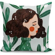 Bertille Home Bohem Serisi Çift Tarafı Dijital Baskılı Kırlent Kılıfı (Bohem Cushion Cover)