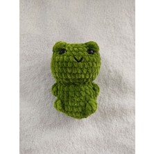 Trendo Gurumi Amigurumi Oyuncak Kadife Hediyelik 1 Adet (11 Cm-Kurbağa)