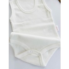 Miyakidsworld 5 Adet Aylık ve Pamuklu Çıtçıtlı Body Kız Erkek Bebek Çıtçıtlı Badi Yumuşak Dokulu Bebek Zıbın Set