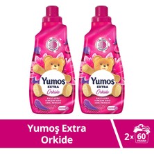 Yumoş Extra Konsantre Çamaşır Yumuşatıcısı Orkide 1440 ml 60 Yıkama 2 Adet