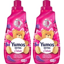 Yumoş Extra Konsantre Çamaşır Yumuşatıcısı Orkide 1440 ml 60 Yıkama 2 Adet